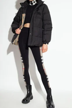 Burberry CZARNY Krótki top ‘Cynthia’