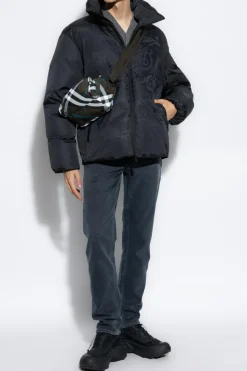Burberry CZARNY Kurtka puchowa z monogramem