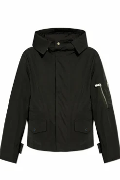 Burberry CZARNY Kurtka z kapturem
