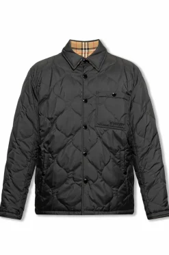 Burberry CZARNY Pikowana kurtka ‘Francis’