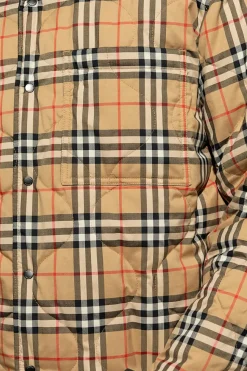 Burberry CZARNY Pikowana kurtka ‘Francis’