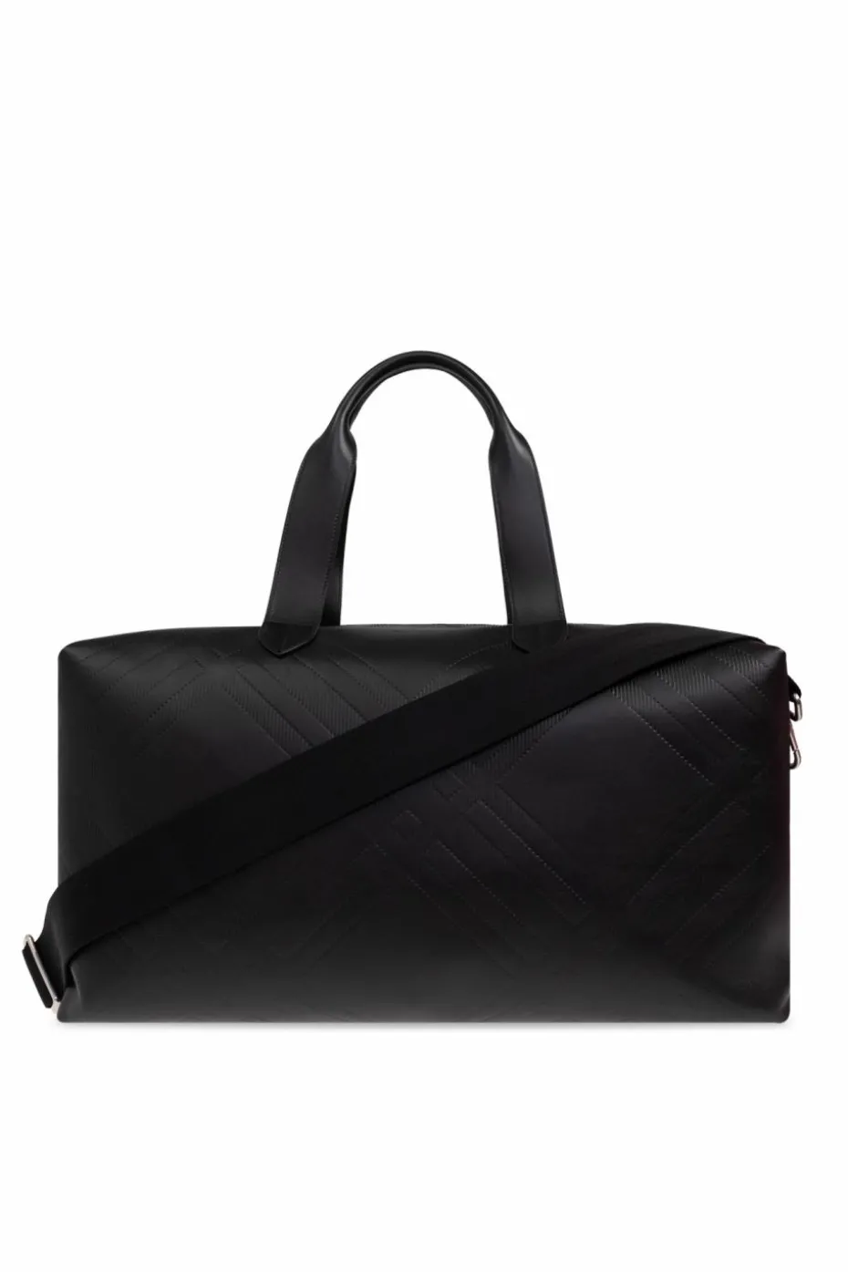 Burberry CZARNY Skórzana torba podręczna