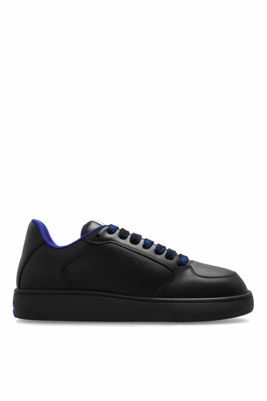 Burberry CZARNY Skórzane buty sportowe