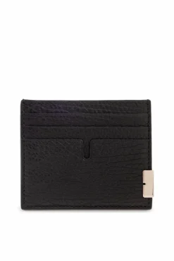Burberry CZARNY Skórzane etui na karty
