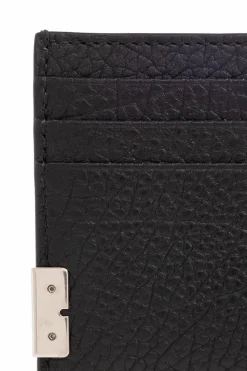 Burberry CZARNY Skórzane etui na karty