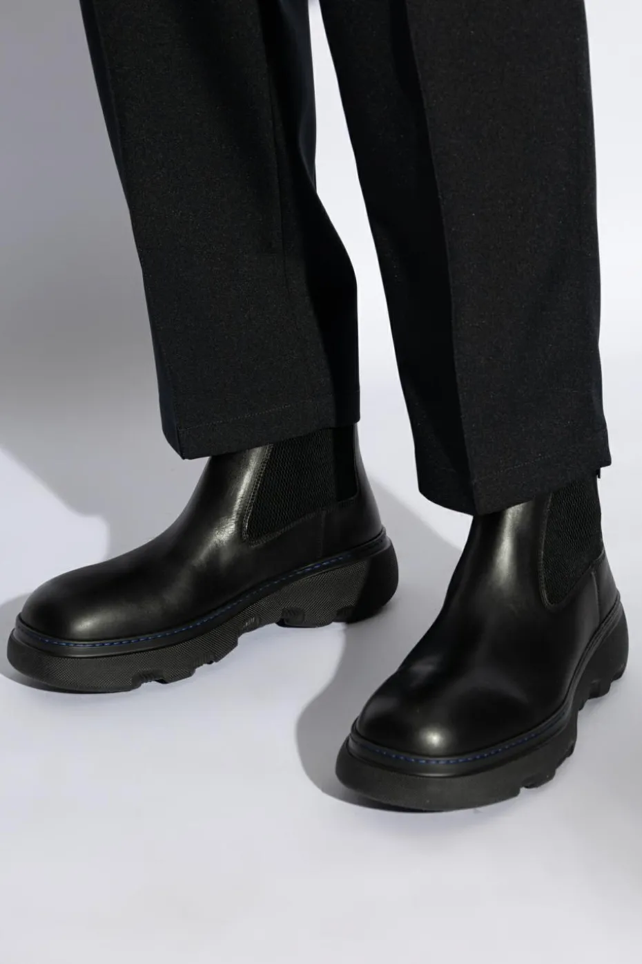 Burberry CZARNY Sztyblety `Creeper`