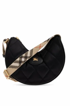 Burberry CZARNY Torba na ramię `Horseshoe`