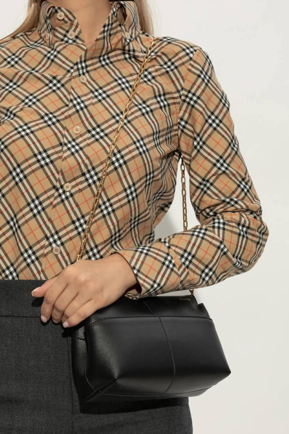 Burberry CZARNY Torba na ramię `Spin`