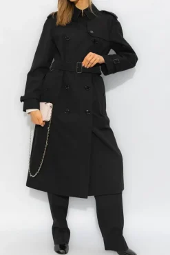 Burberry CZARNY Trencz ‘Waterloo’