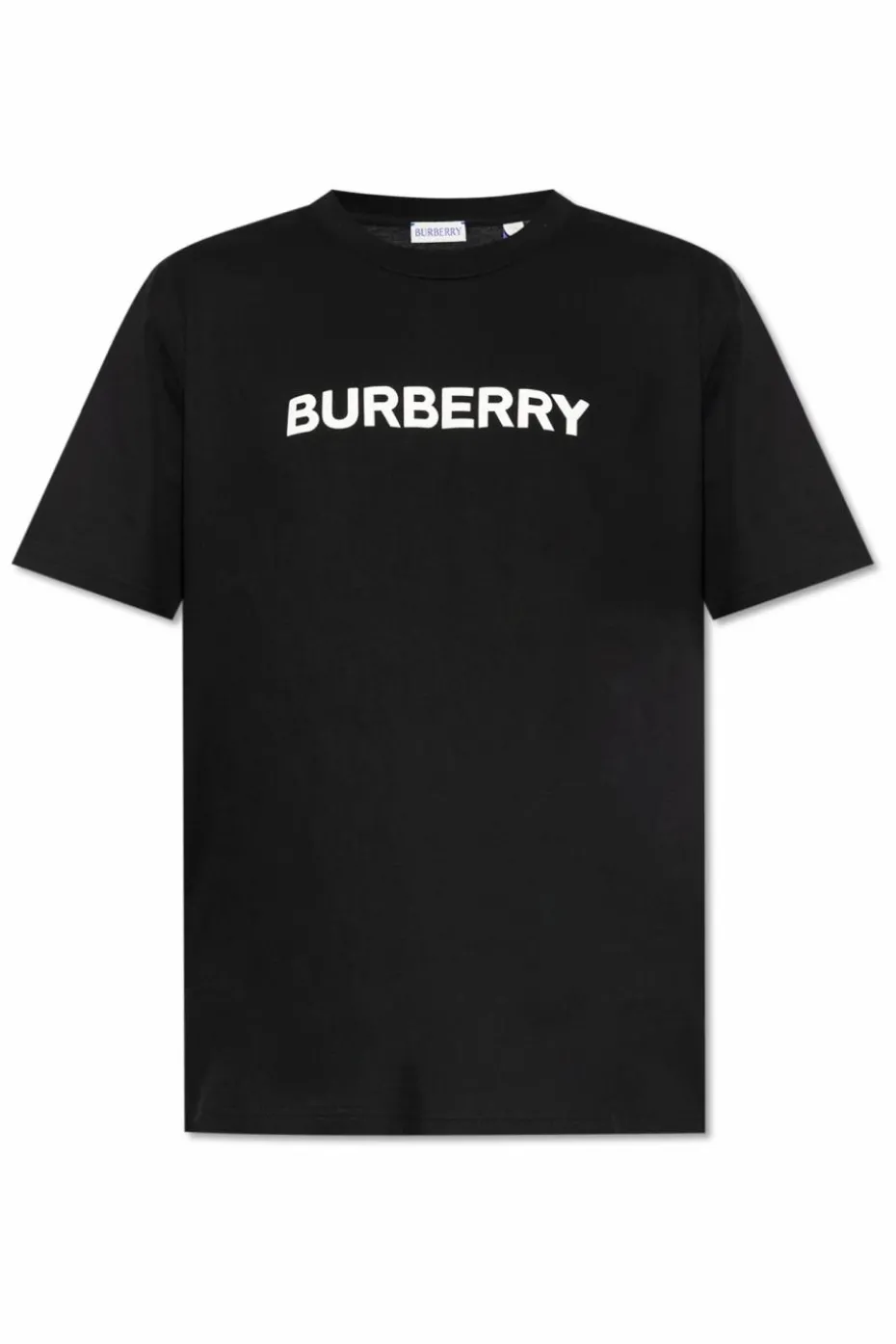 Burberry CZARNY T-shirt z nadrukiem