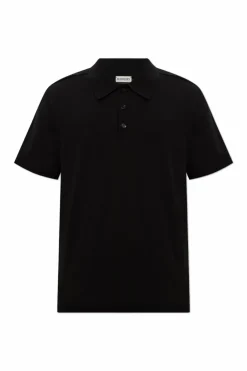 Burberry CZARNY Wełniane polo