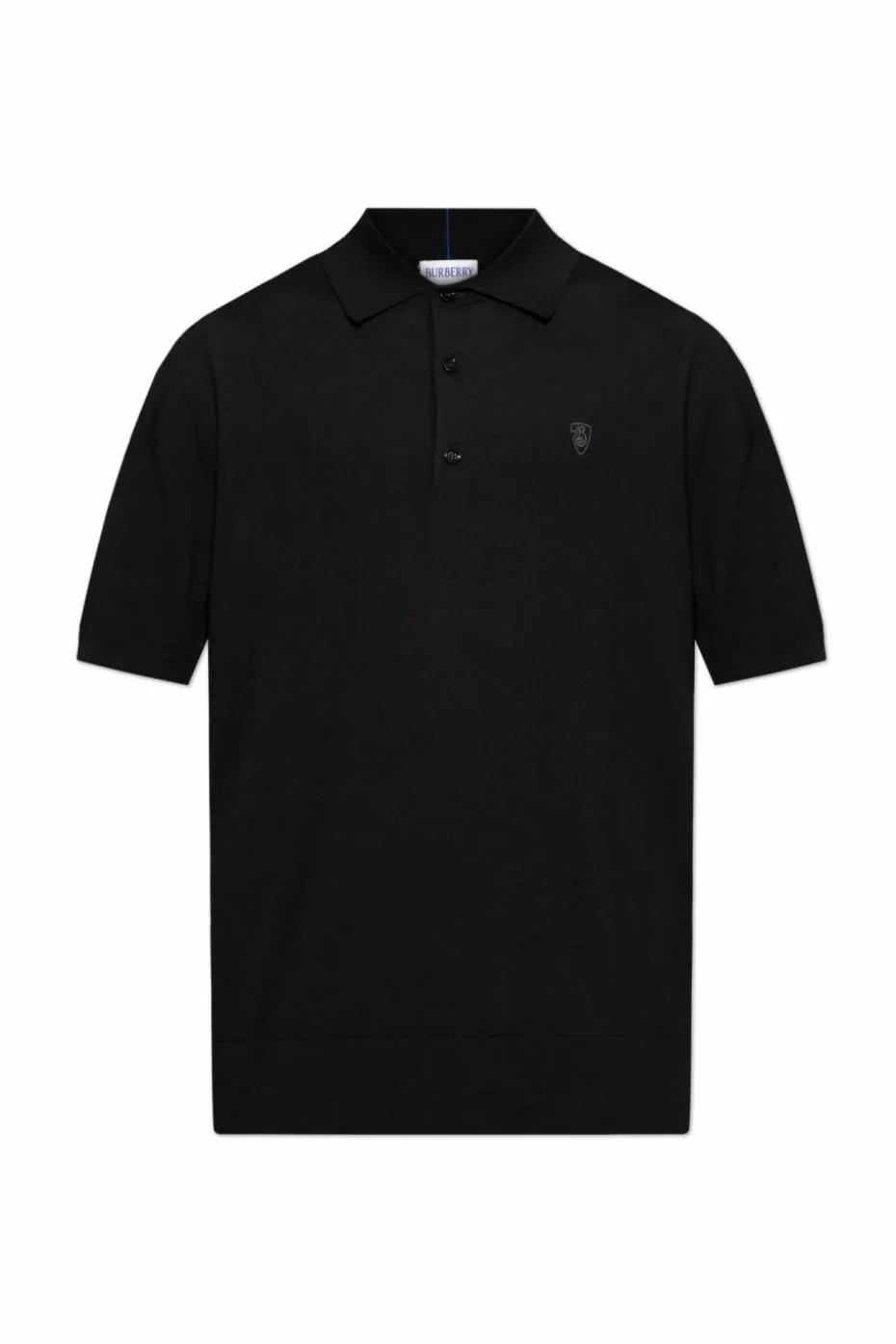 Burberry CZARNY Wełniane polo