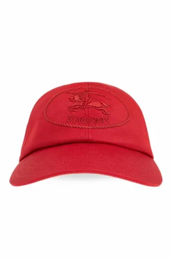 Burberry CZERWONY Czapka z daszkiem z logo