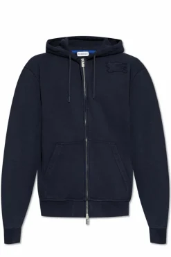 Burberry GRANATOWY Bluza z kapturem