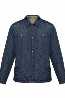 Burberry GRANATOWY Dwustronna kurtka `Brighton`