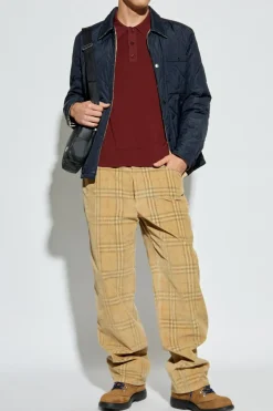 Burberry GRANATOWY Dwustronna kurtka `Brighton`