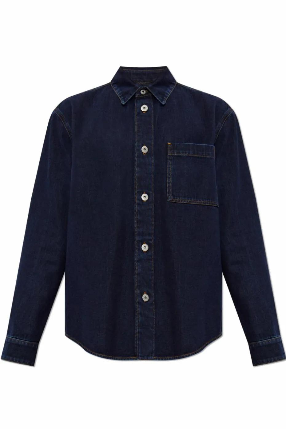 Burberry GRANATOWY Jeansowa koszula