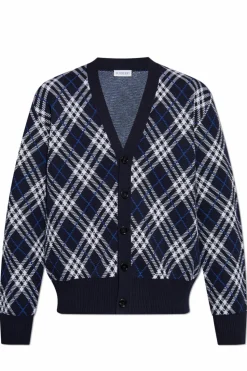 Burberry GRANATOWY Kardigan `George`