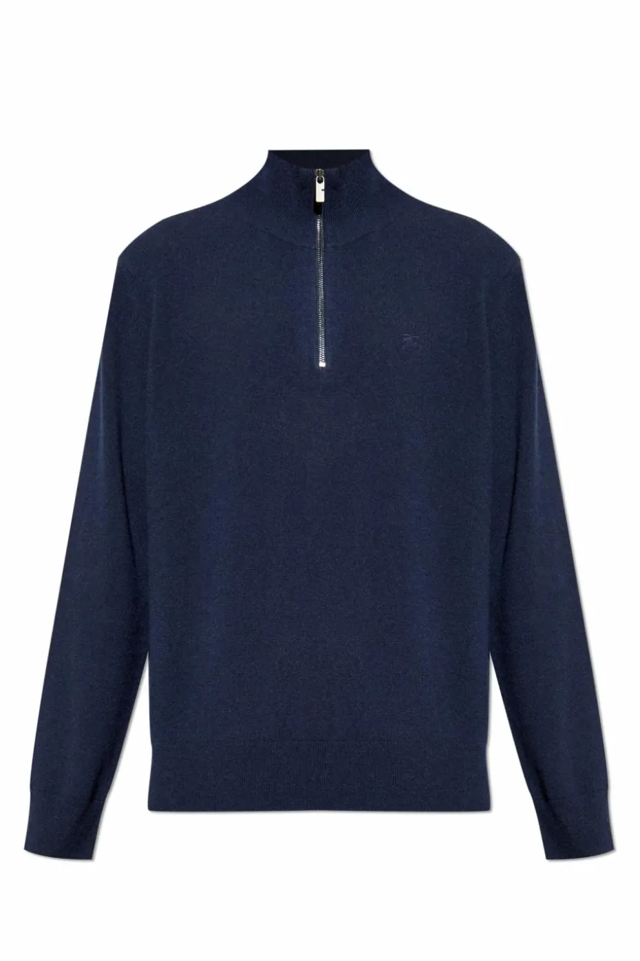 Burberry GRANATOWY Kaszmirowy sweter