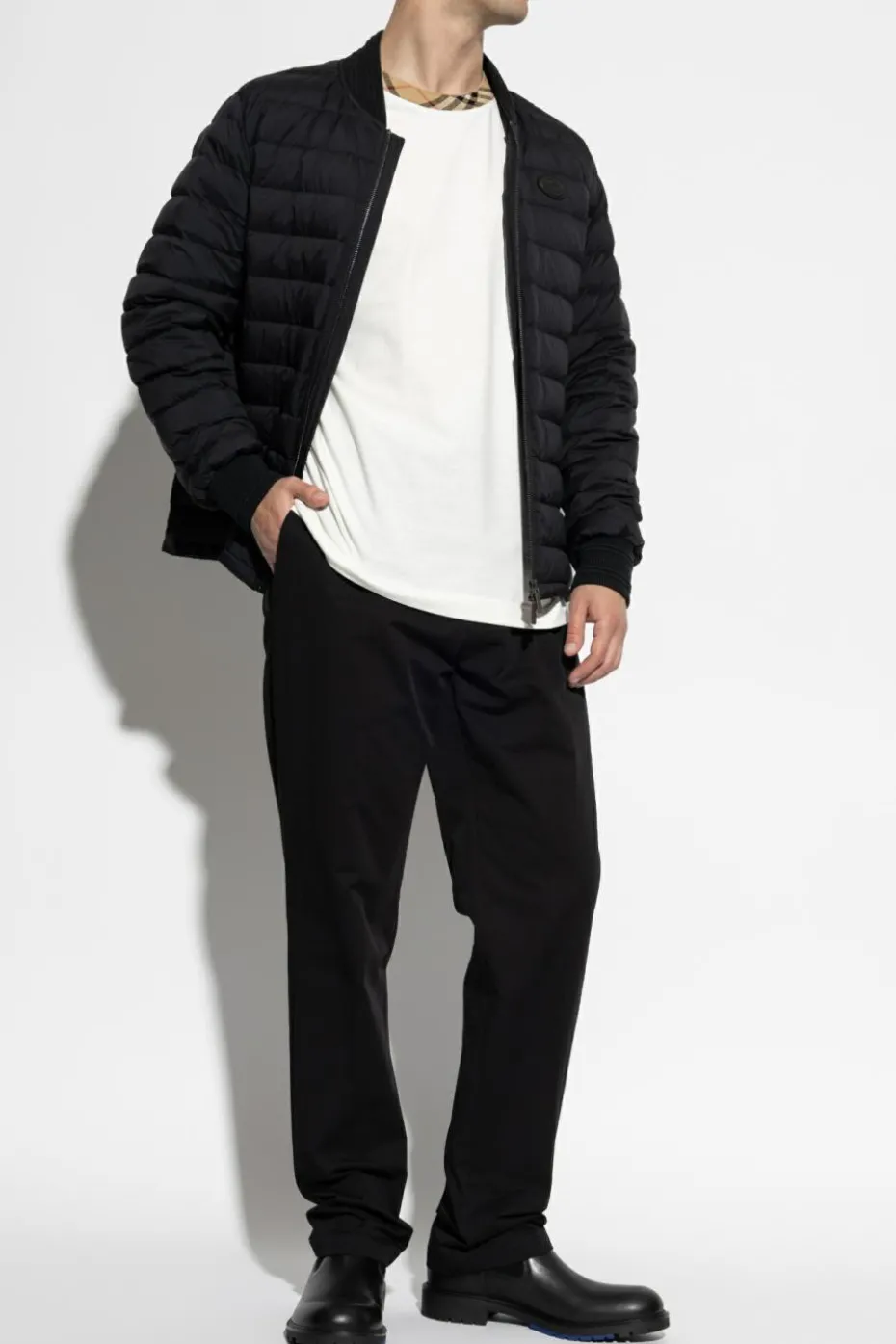 Burberry GRANATOWY Kurtka puchowa `Dalham`