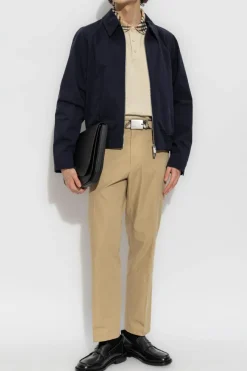 Burberry GRANATOWY Kurtka z kołnierzem