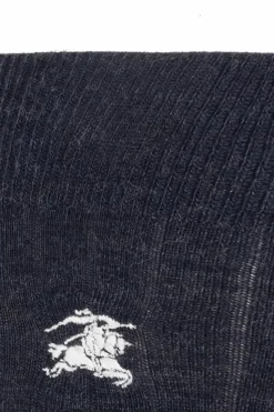 Burberry GRANATOWY Skarpety z logo