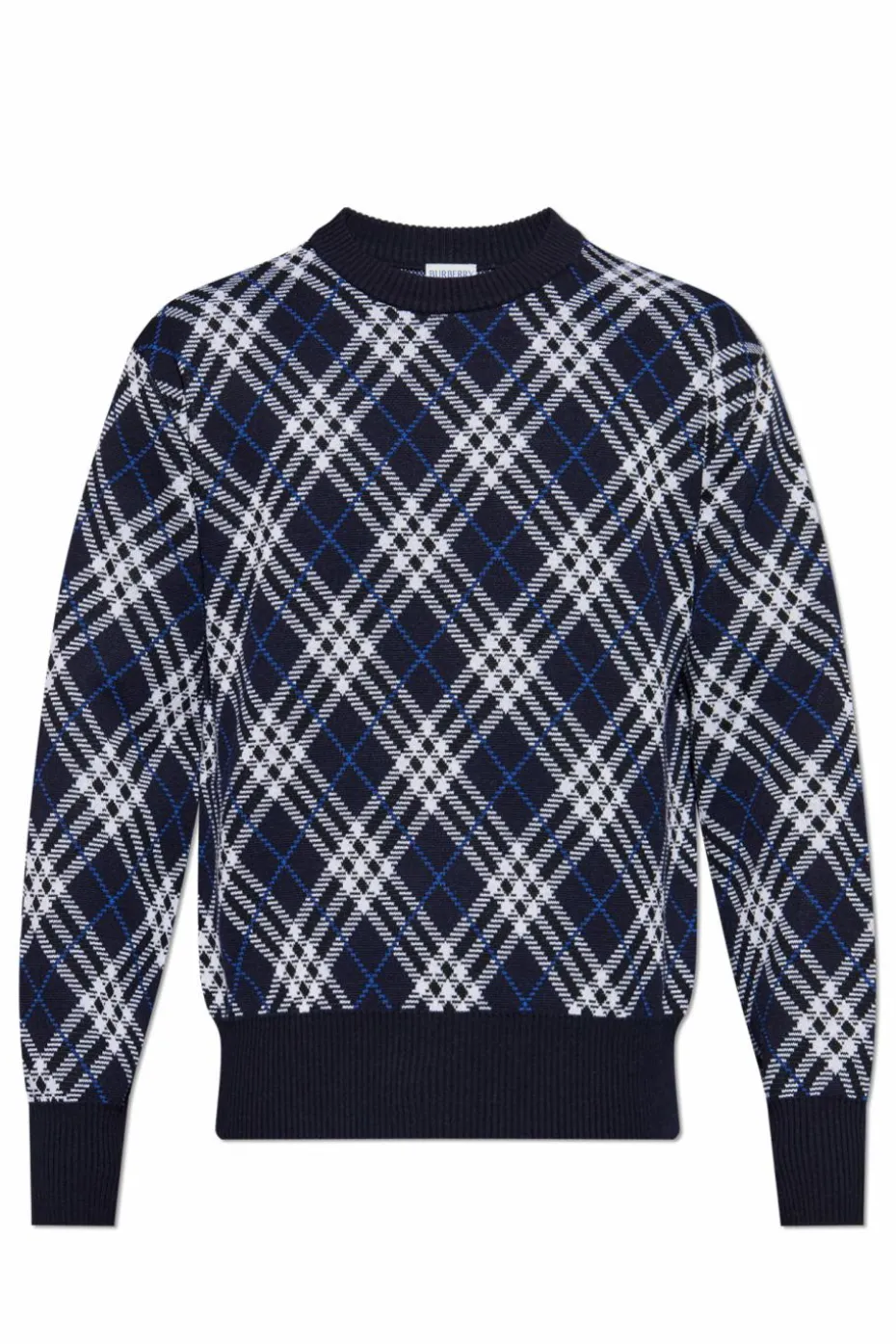Burberry GRANATOWY Sweter `Gregory`