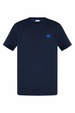 Burberry GRANATOWY T-shirt logo