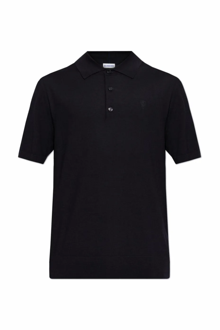 Burberry GRANATOWY Wełniane polo
