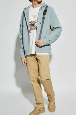 Burberry jasnoniebieski Bluza z logo