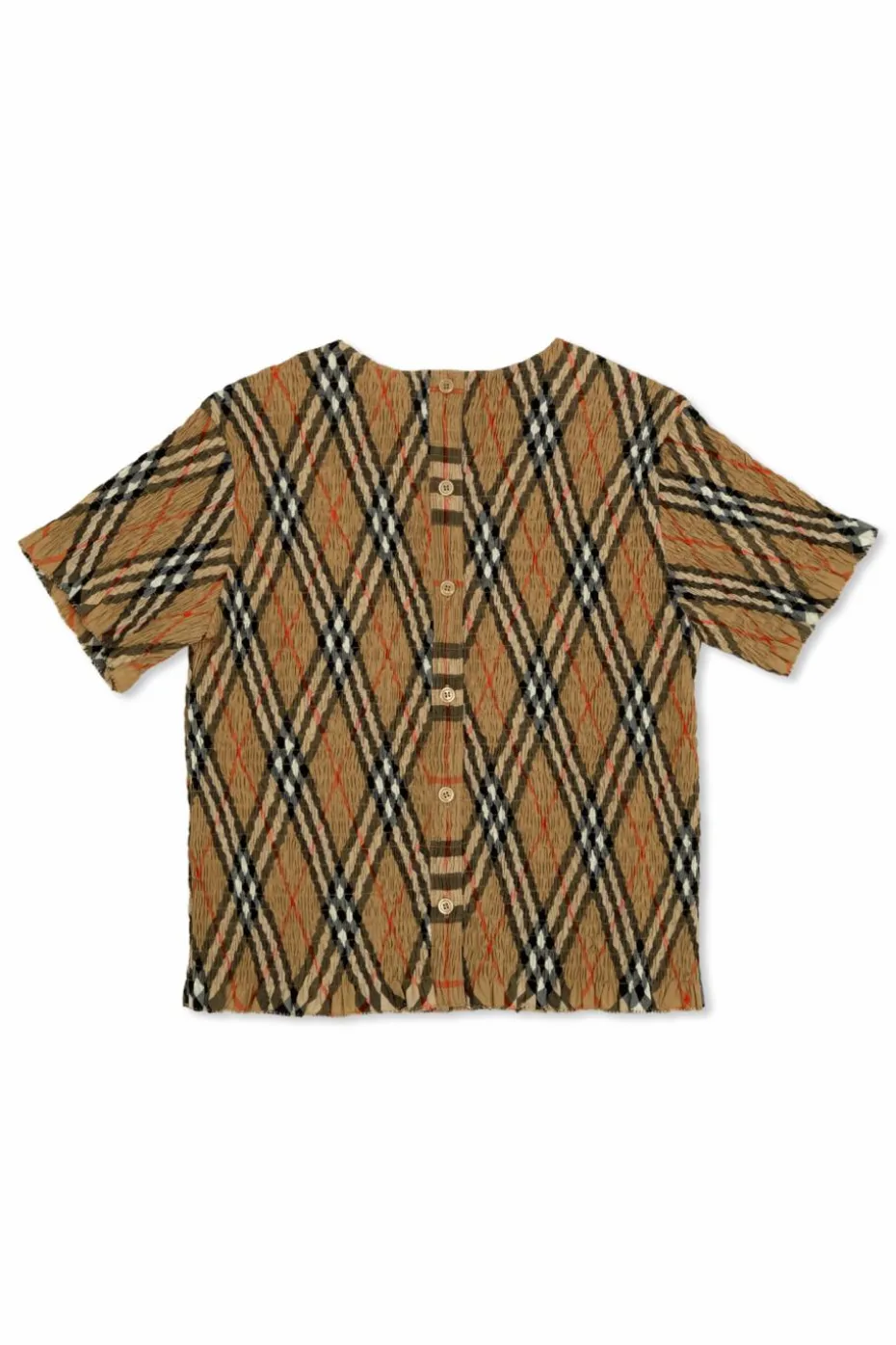 Burberry Kids beżowy Bluza z wzorem w kratę