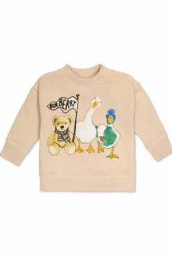 Burberry Kids beżowy Bluza z nadrukiem