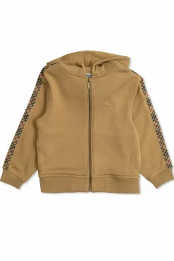 Burberry Kids beżowy Bluza z kapturem