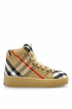 Burberry Kids beżowy Buty ze wzorem w kratę