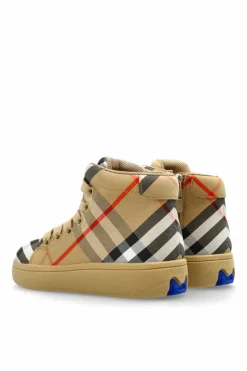 Burberry Kids beżowy Buty ze wzorem w kratę