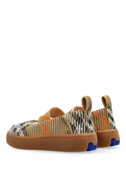 Burberry Kids beżowy Buty ze wzorem w kratę