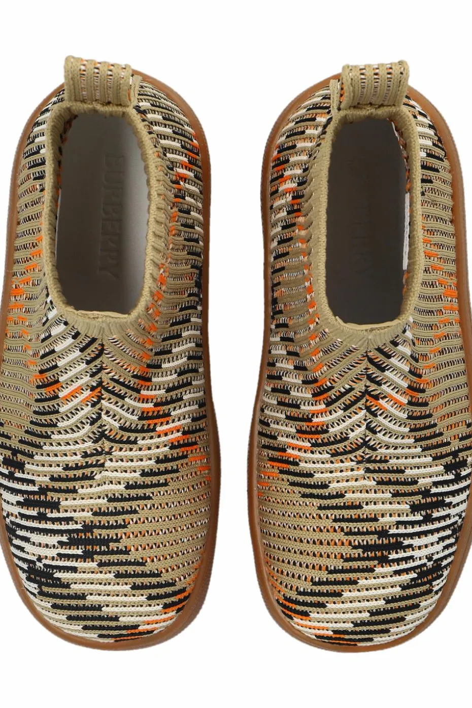 Burberry Kids beżowy Buty ze wzorem w kratę