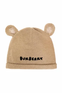Burberry Kids beżowy Czapka z uszami