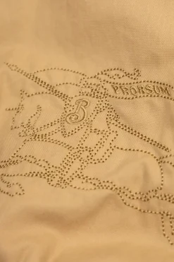Burberry Kids beżowy Dwustronna kurtka z kapturem