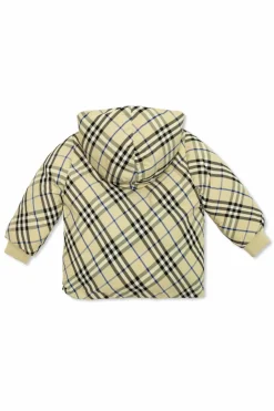 Burberry Kids beżowy Dwustronna kurtka