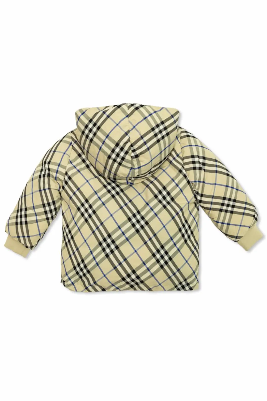Burberry Kids beżowy Dwustronna kurtka