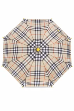 Burberry Kids beżowy Parasol ze wzorem w kratę