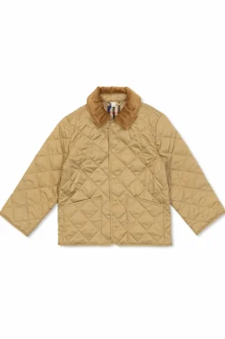 Burberry Kids beżowy Pikowana kurtka
