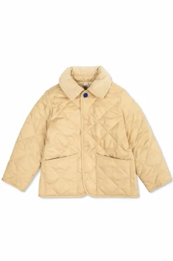 Burberry Kids beżowy Pikowana kurtka