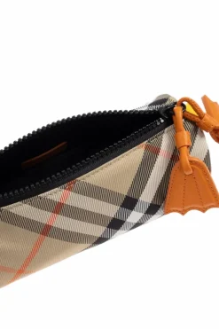 Burberry Kids beżowy Piórnik ze wzorem