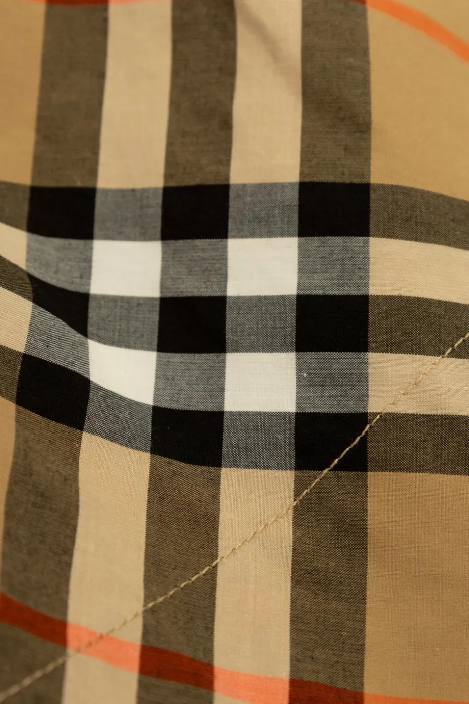 Burberry Kids beżowy Spódnica ze wzorem w kratę