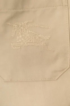 Burberry Kids beżowy Szorty z logo