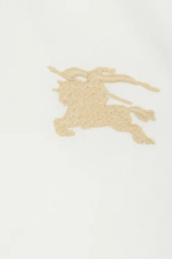 Burberry Kids BIAŁY Bawełniana koszula