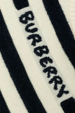 Burberry Kids BIAŁY Sweter z logo