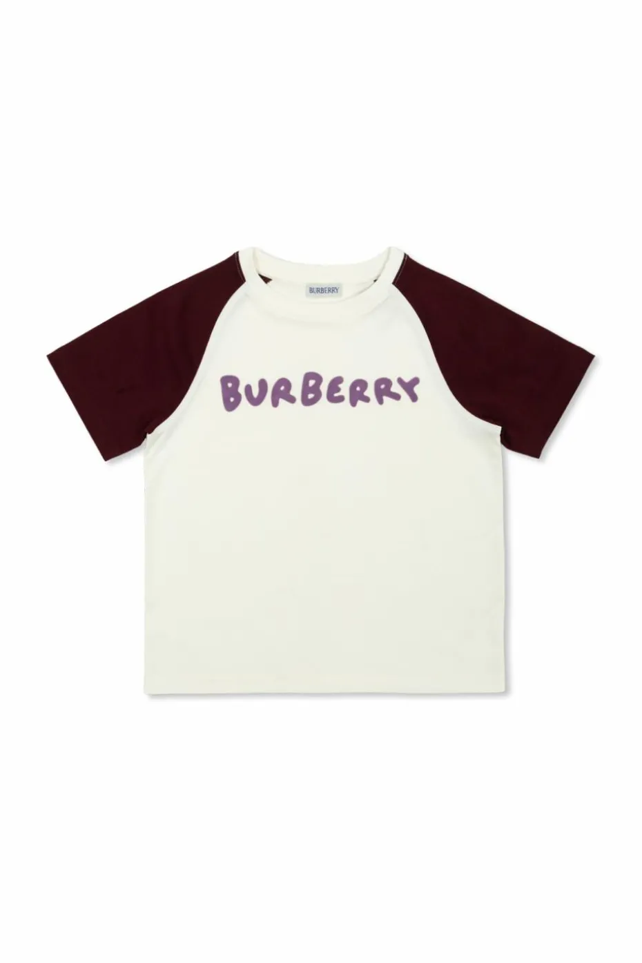 Burberry Kids BIAŁY T-shirt z logo
